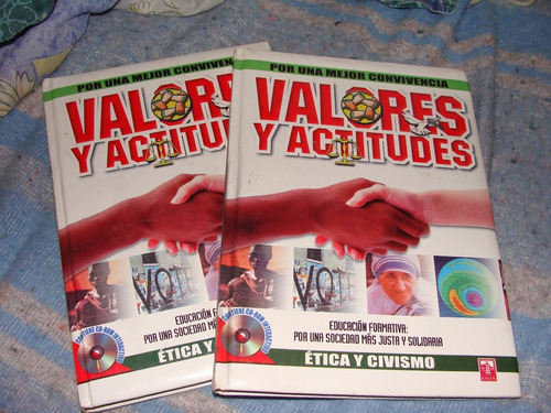 Par De Libros Valores Y Actitudes