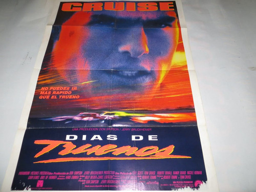 Poster Original De Cine Dias De Trueno