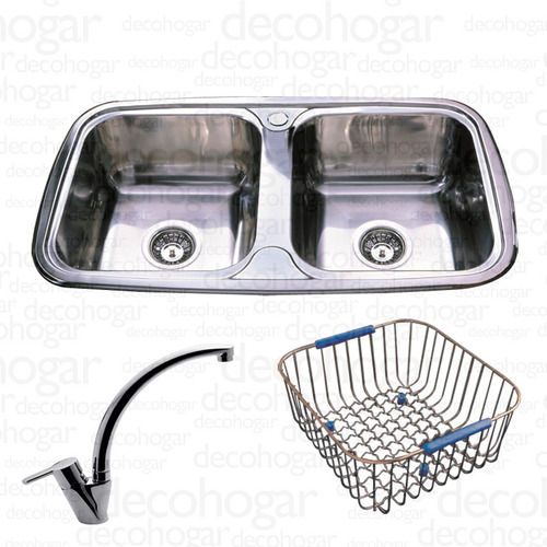 Bacha Cocina Johnson Zara D84 A + 1 Acc Y Griferia Cjn3745