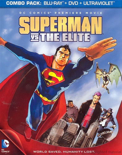 Blu-ray + Dvd Superman Vs The Elite