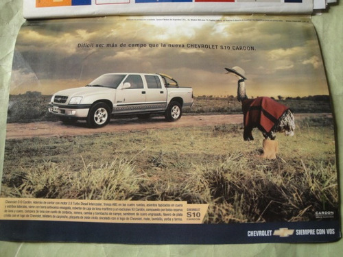 Publicidad Chevrolet S10 Cardon Año 2005