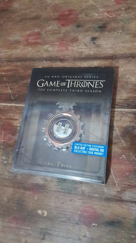 Blu Ray Game Of Thrones Temporada 3 Steelbook Con Iman