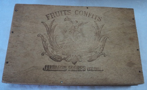 Antigua Caja Vacia Fruits Confits France B5