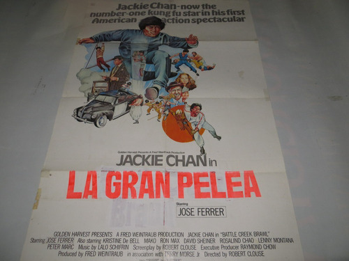 Poster Original De Cine La Gran Pelea