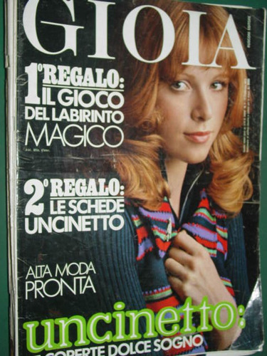 Revista Gioia 7/72 Italia Ropa Moda Costura Vintage Fashion