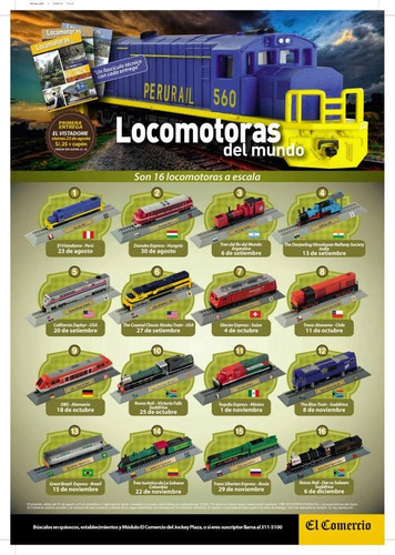 Colección Locomotoras Del Mundo Scala