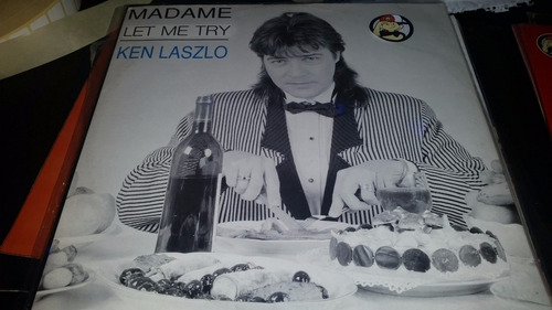Ken Laszlo Madame Let Me Try Vinilo Maxi Muy Dificil Italy