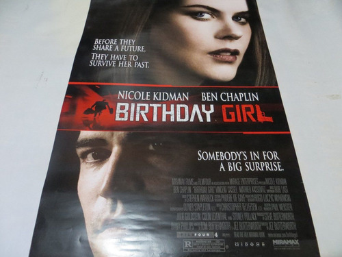 Poster Original De La Pelicula  Birthday Girl