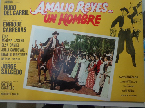 Afiche Pelicula Cine  De Hugo Del Carril  Amalio Reyes  1969