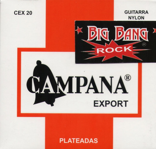Encordado Campana Para Guitarra Criolla Export Big Bang Rock