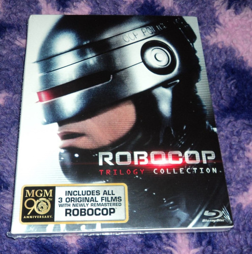 Robocop Trilogy Collection - Bluray Importado Restored Usa