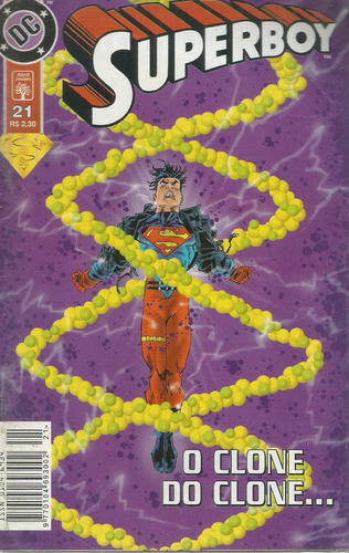 Superboy 21 2ª Serie - Abril - Bonellihq Cx06 A19