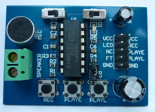 Grabador Reproductor De Voz-sonido Pic Atmega Robot Arduino