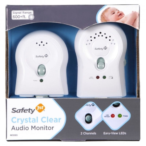 Monitor Para Bebe 2 Canales De Audio Crystal Clear  Safety