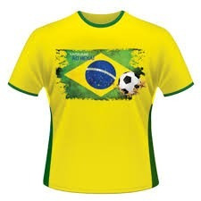 16 Camisetas Da Copa Brasil 2014-unissex- Em Oferta Hoje!