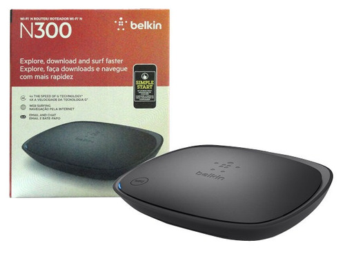 Roteador Wireless Belkin F9k1002 N300 Mpbs 2,4ghz 4 Portas