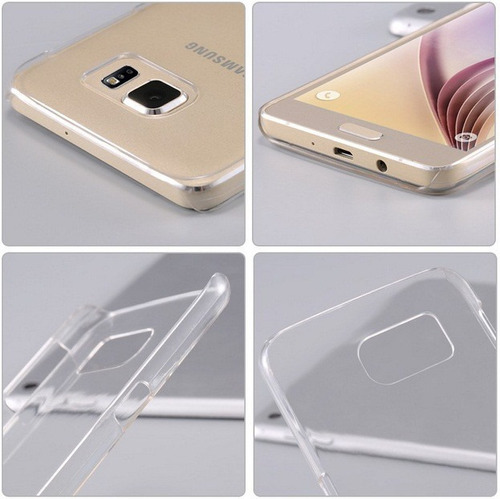 Protector Crystal Case Transparente Rigido Galaxy S6 S6 Edge Plus S7 S7 Edge S8 S8+ S9 S9+ Envio Gratis