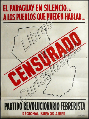 Afiche Antiguo (poster) Censurado. 23000