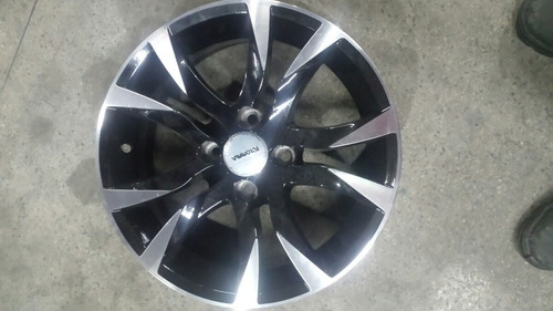 Roda Aro 15 Vaska Vk 286 Preta Com Diamantado 4x100