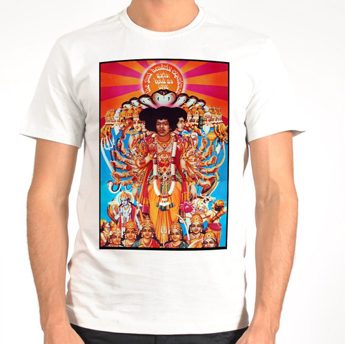 Camiseta Jimi Hendrix, The Who, Janis Joplin, Blues, Rock