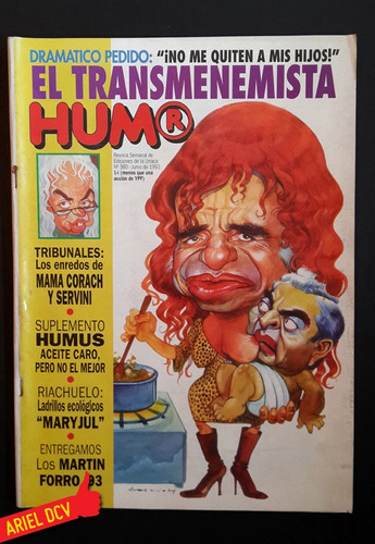Revista Humor N°360 | Jun1993 | Corach Y Servini