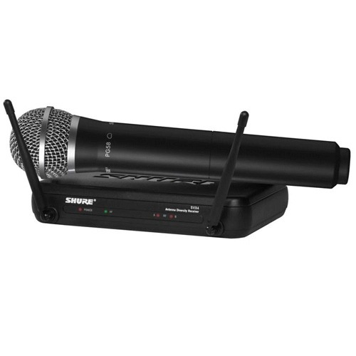 Micrófono Inalámbrico Shure Svx24/pg58-p12 De Mano Caba