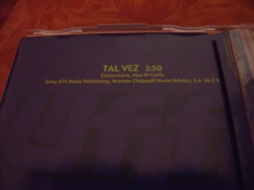 Cd Uff Tal Vez, Sencillo, Tal Vez (Usado)