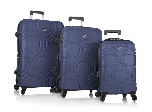 Maleta Viaje Heys Set Eco Orbis Azul Cobalto Rígida