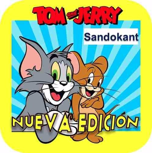 Kit Imprimible Tom Y Jerry Fiesta Cumpleaños Torta