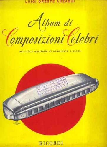 4358 Caderno Para Harmonica  Album Di Composioziono Celebri