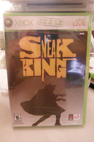 Xbox 360 Sneak King Videojuego Aventura Burger King Game
