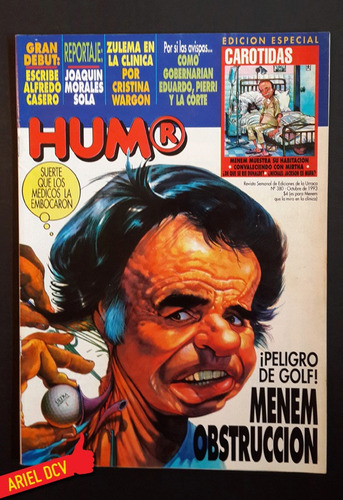 Revista Humor N°380 | Oct1993 | Menem Obstrucción