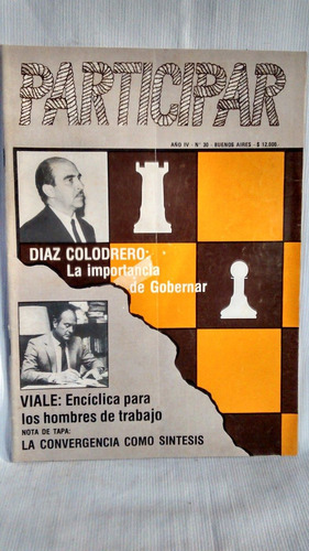 Revista Participar 1981 Num 30 José Andreasen Ed Participar