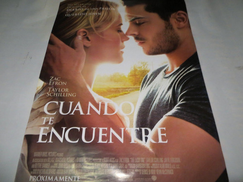 Poster Original De Cine Cuando Te Encuentre