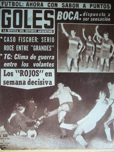 Goles 1015 / 1968 / Independiente Boca Estudiantes Huracán