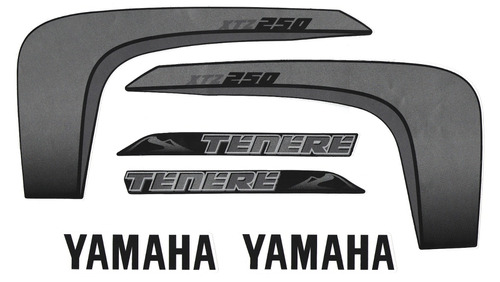 Kit Adesivos Yamaha Tenere Xtz 250 2011 Preta