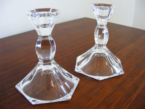 Fino Par De Candelabros Cristal, Decoración #4