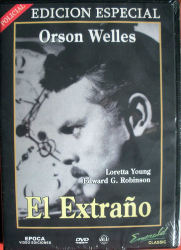 Dvd - Orson Welles - El Extraño - Edward G. Robinson - Nueva