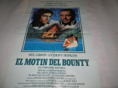 Poster Original De La Pelicula El Motin Del Bounty