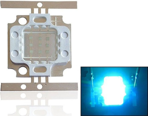 Led 10w Híbrido Acuario Plantado 75% Rojo Con 25% Azul -$9