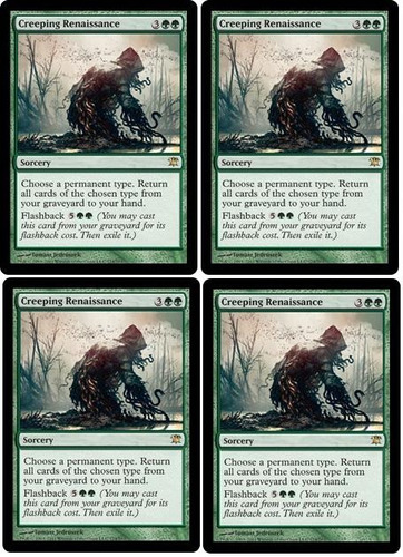 Cartas Magic: 4 Creeping Renaissance Nmint Innistrad!!