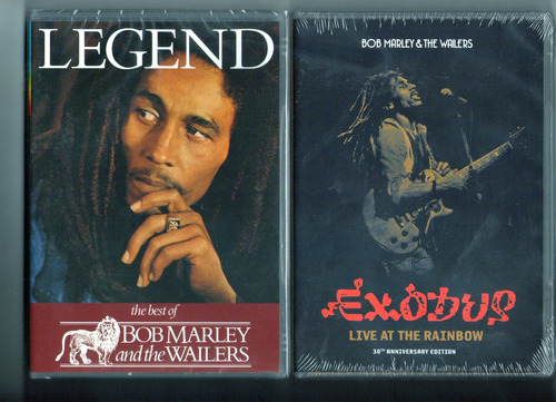 2 Dvds Bob Marley - Legend + Exodus  Lacrados ! Frete 10,90