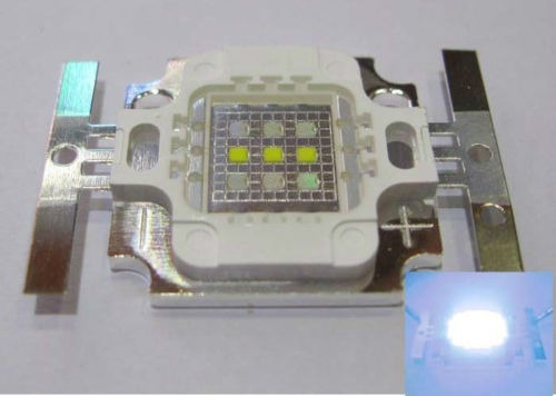 Led 10w Híbrido Acuario Plantado 75% Rojo Con 25% Azul -$9