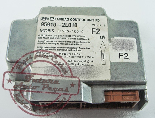 Modulo De Air Bag Plug Marrom 959102l010 Para Hyundai I30