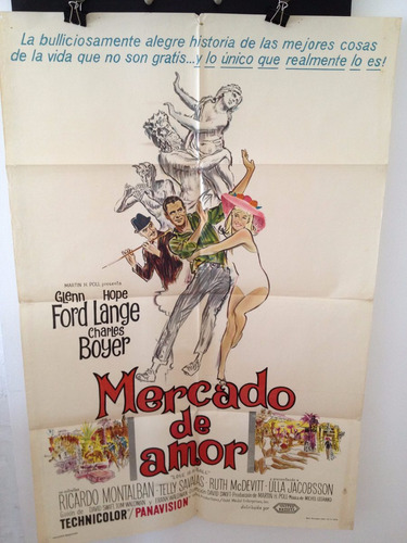 Afiche De Cine Original - Mercado De Amor