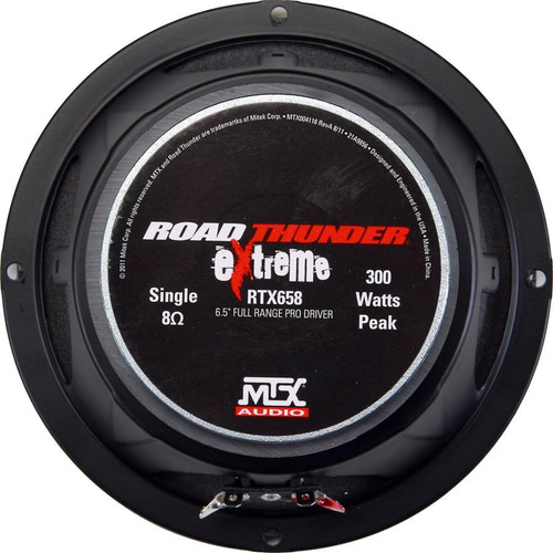 Imagen 3 de 4 de Medio Bajo Mtx Audio Rtx658 Road Thunder Extreme