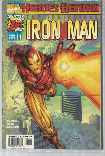 Invincible Iron Man Heroes Return 01 - Bonellihq Cx332 G21