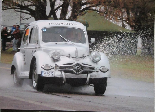 Fotografia De Auto Antiguo En Competicion Pando Uruguay