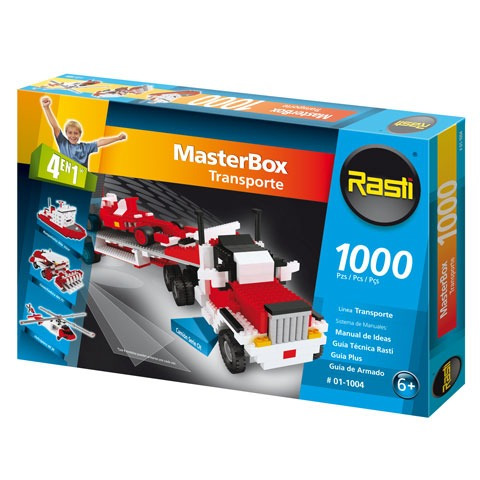 Rasti Masterbox Transporte 1000 Piezas 4 Modelos Para Armar