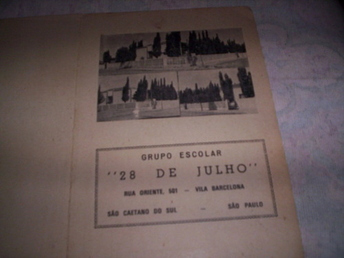 Recordação Escolar 1973 Grupo 28 De Julho Sp